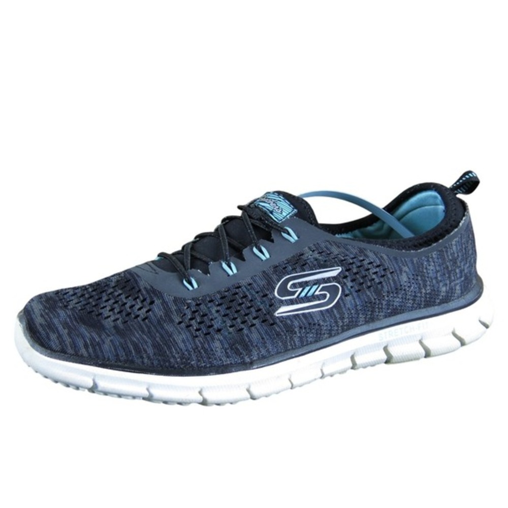 SKECHERS Women Sneaker Black Synthetic Sz 10 Medium Used 2025
